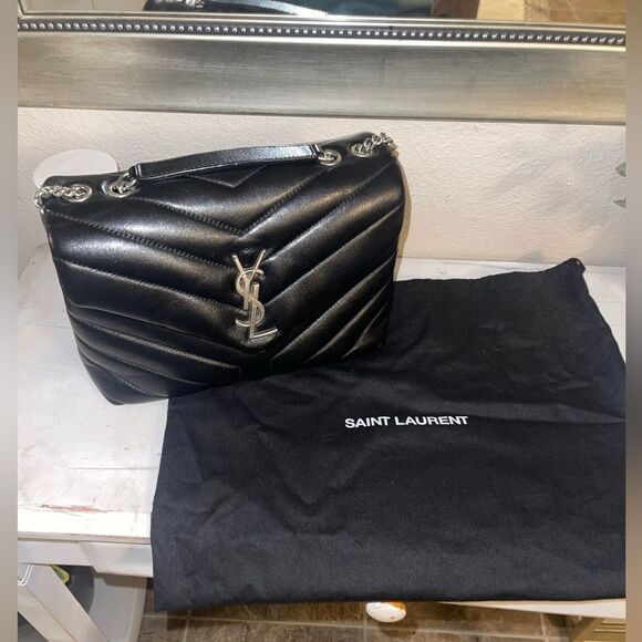 Yves Saint Laurent Handbags - YSL Black LouLou